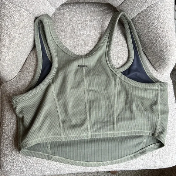 prAna Becksa Sports Bra Bralette in Sage Heather - Picture 5 of 8